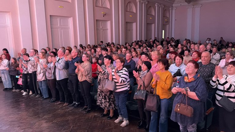 Concert in the ancient Russian city of Shuya, Ivanovo region